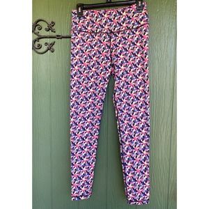 Victoria Secret Women's VSX Sport Active Leggings Size M Geometric Multicolor